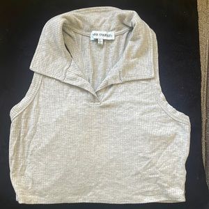 Grey Crop top